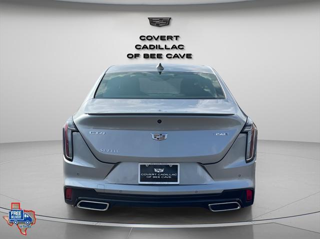 new 2025 Cadillac CT4 car, priced at $43,460