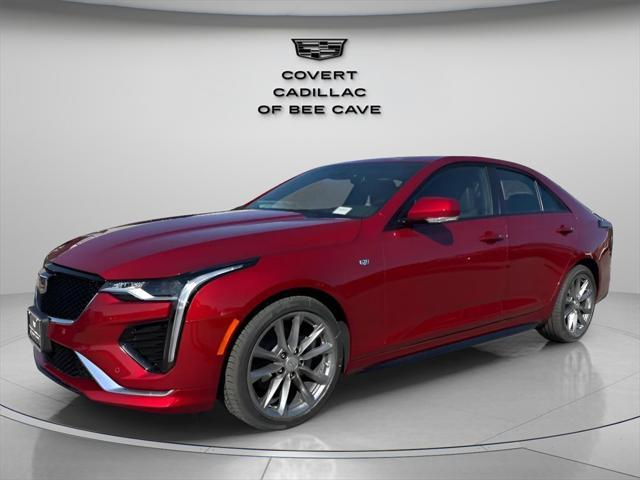 new 2025 Cadillac CT4 car, priced at $48,214