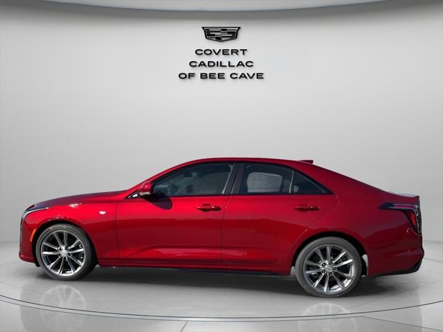 new 2025 Cadillac CT4 car, priced at $48,214