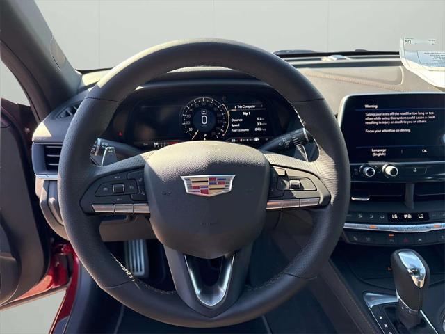 new 2025 Cadillac CT4 car, priced at $48,214