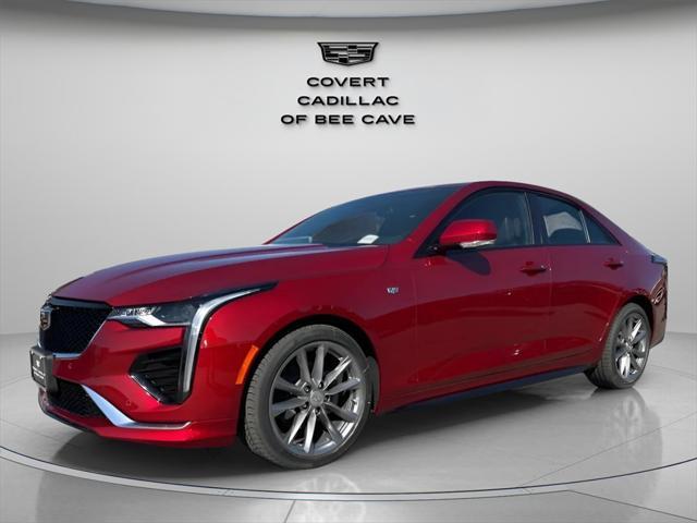 new 2025 Cadillac CT4 car, priced at $48,214
