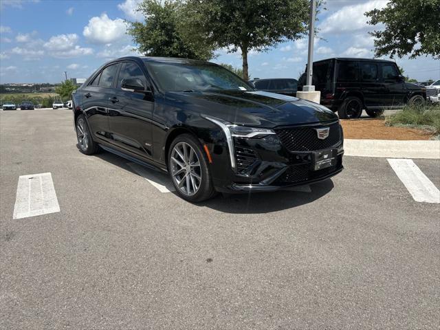 new 2025 Cadillac CT4-V car, priced at $54,859