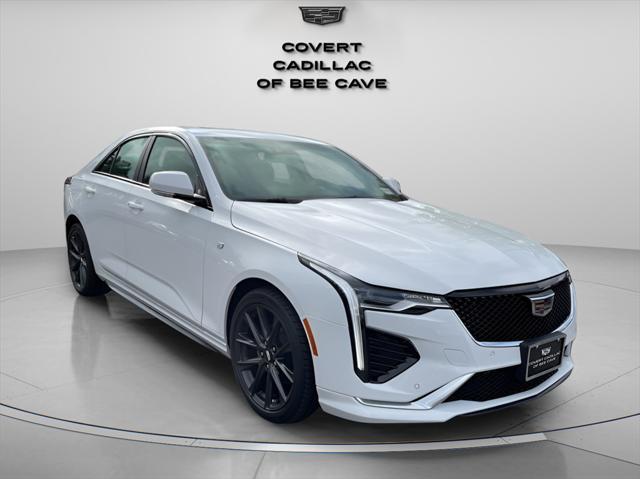 new 2025 Cadillac CT4 car, priced at $49,050