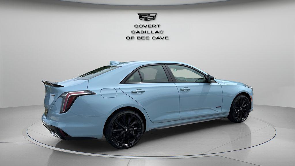 new 2025 Cadillac CT4-V car, priced at $57,354