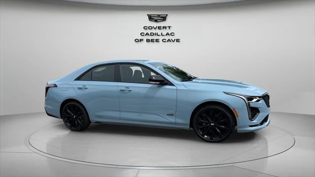 new 2025 Cadillac CT4-V car, priced at $57,354