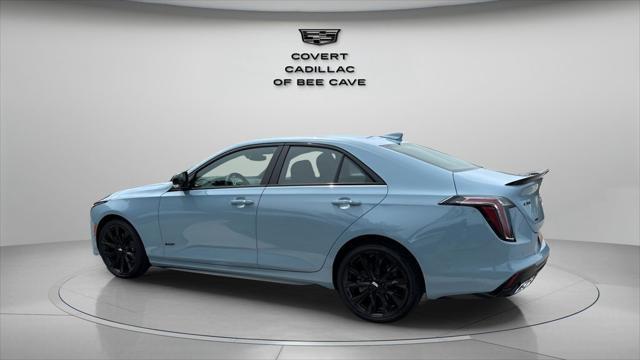 new 2025 Cadillac CT4-V car, priced at $57,354