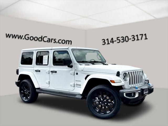used 2022 Jeep Wrangler Unlimited 4xe car, priced at $31,929