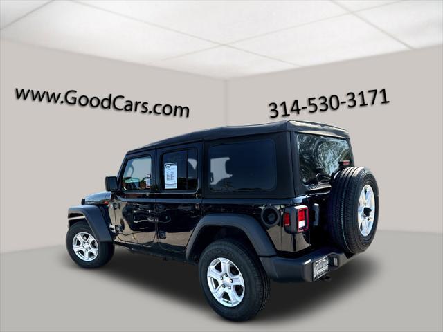 used 2021 Jeep Wrangler Unlimited car, priced at $27,993