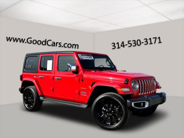 used 2021 Jeep Wrangler Unlimited 4xe car, priced at $32,500