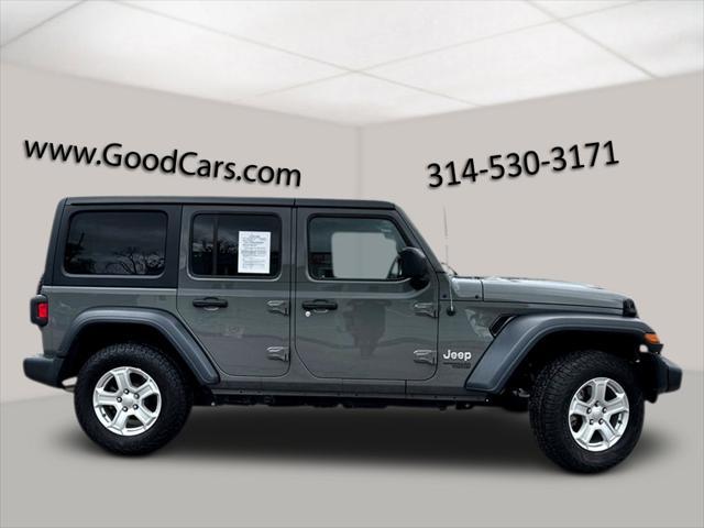 used 2020 Jeep Wrangler Unlimited car, priced at $33,393