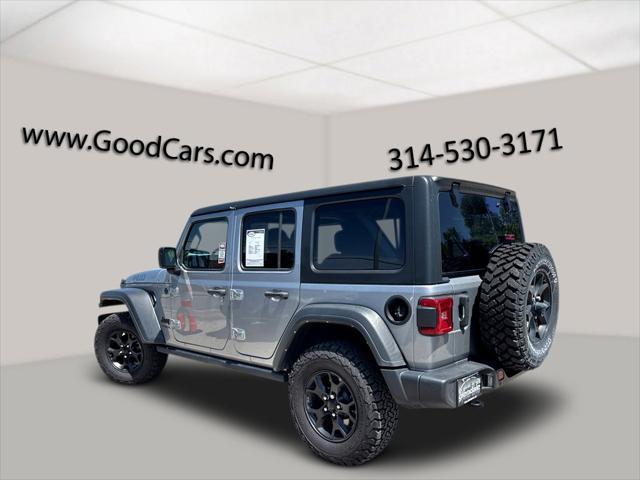 used 2021 Jeep Wrangler car, priced at $31,700