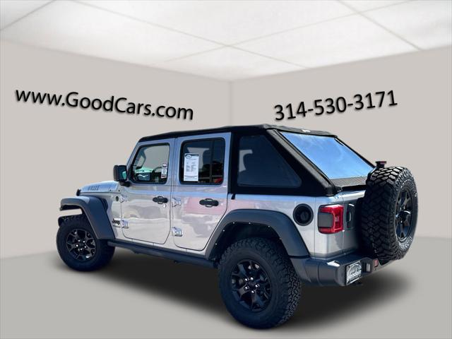 used 2021 Jeep Wrangler car, priced at $31,700