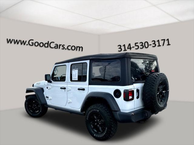 used 2021 Jeep Wrangler car, priced at $35,998