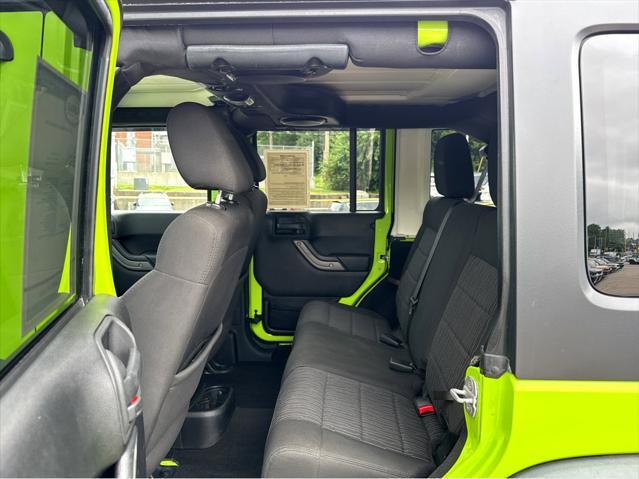 used 2012 Jeep Wrangler Unlimited car, priced at $16,490