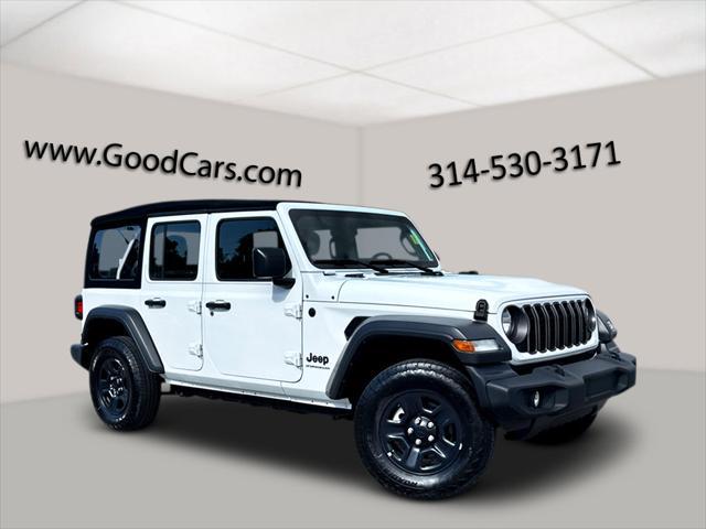 used 2024 Jeep Wrangler car, priced at $33,500