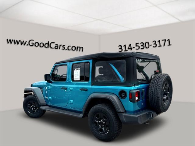 used 2020 Jeep Wrangler Unlimited car, priced at $30,500