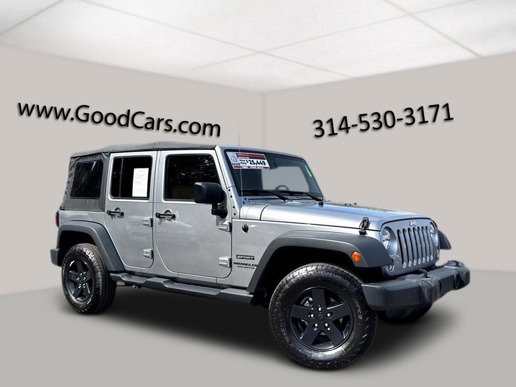 used 2017 Jeep Wrangler Unlimited car, priced at $21,941