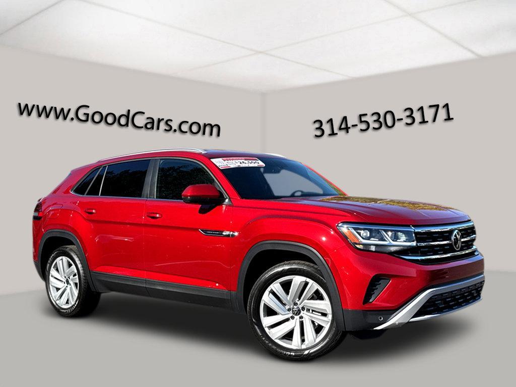 used 2021 Volkswagen Atlas Cross Sport car, priced at $25,000