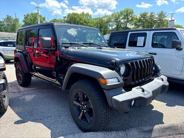 used 2021 Jeep Wrangler Unlimited car, priced at $34,832