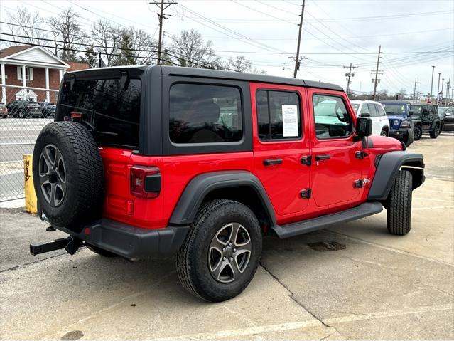 used 2018 Jeep Wrangler Unlimited car, priced at $25,700