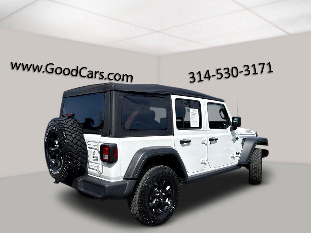 used 2021 Jeep Wrangler car, priced at $26,321