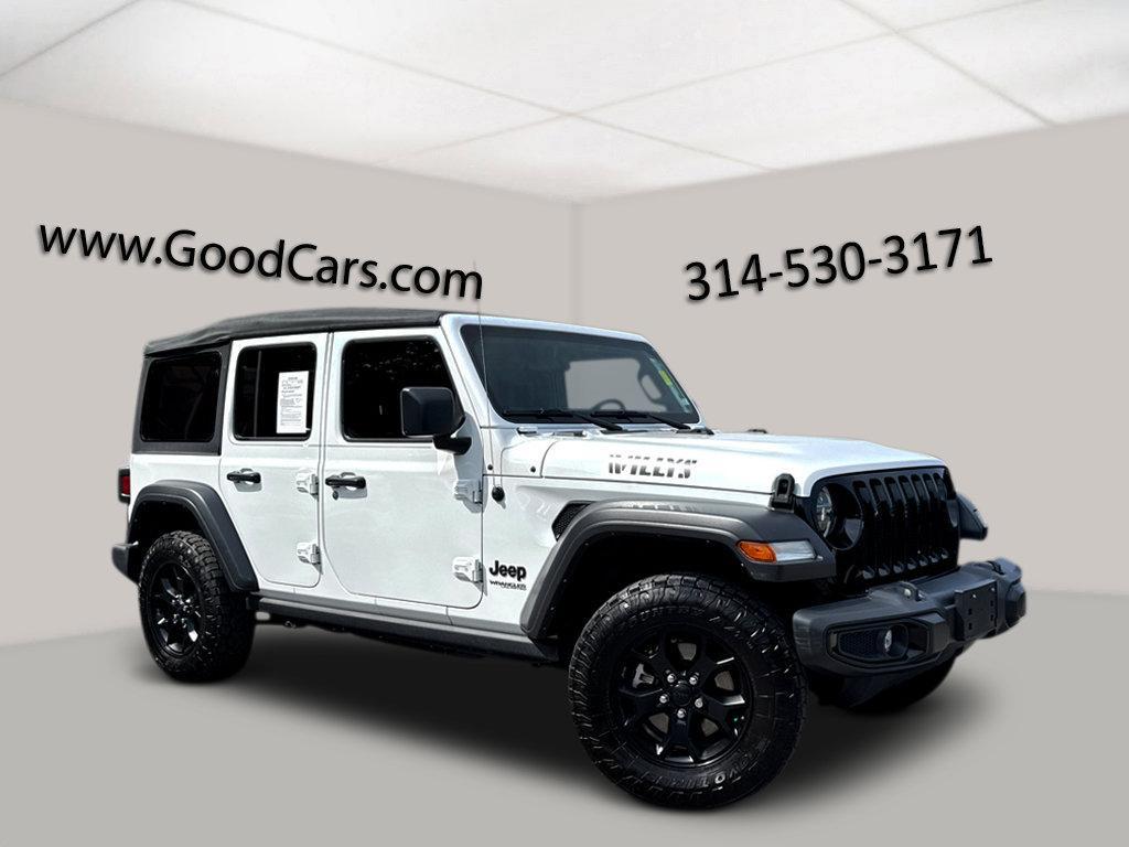 used 2021 Jeep Wrangler car, priced at $26,321