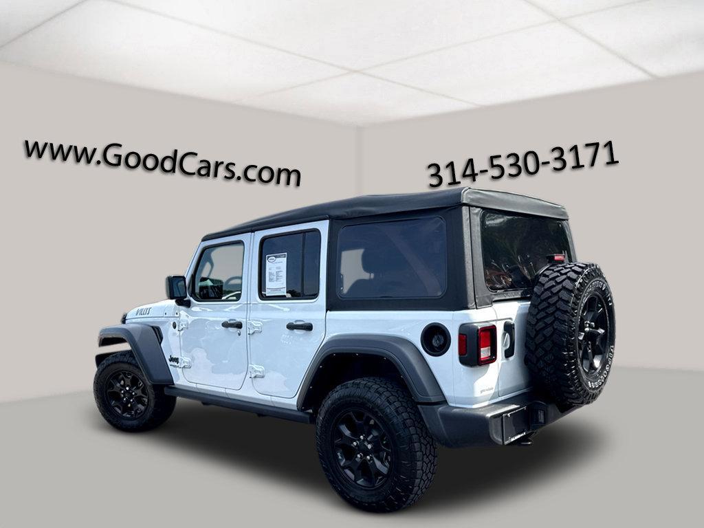 used 2021 Jeep Wrangler car, priced at $26,321