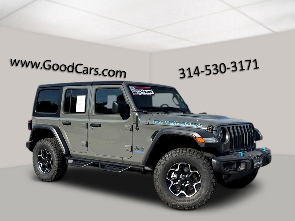 used 2022 Jeep Wrangler Unlimited 4xe car, priced at $36,500