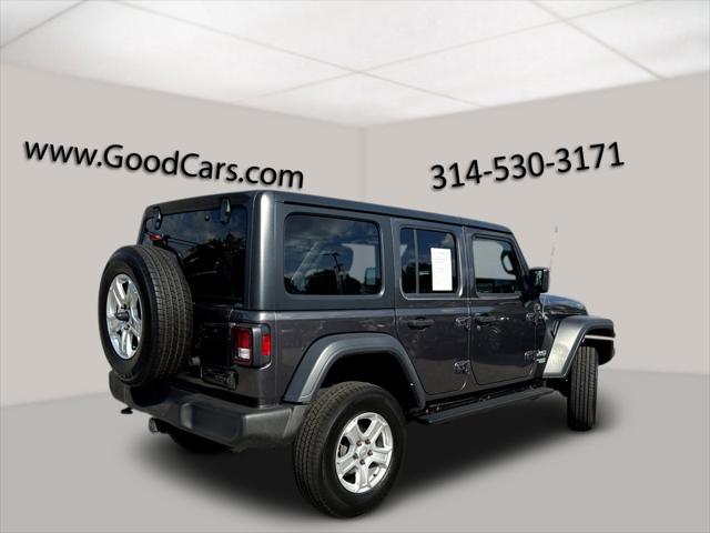 used 2021 Jeep Wrangler Unlimited car, priced at $25,600