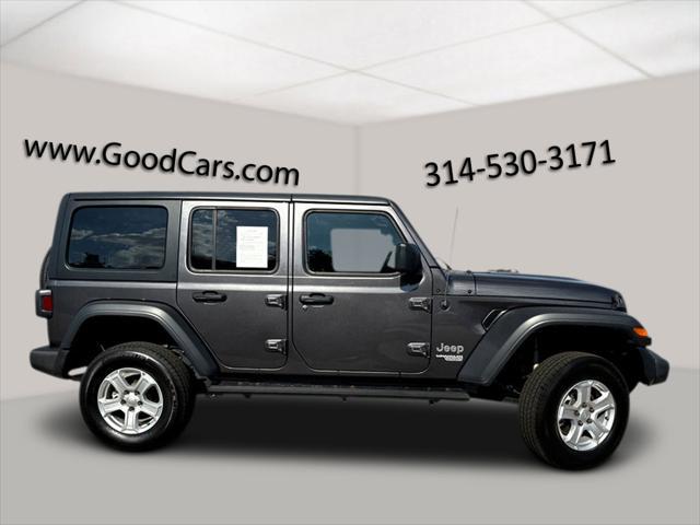 used 2021 Jeep Wrangler Unlimited car, priced at $25,600