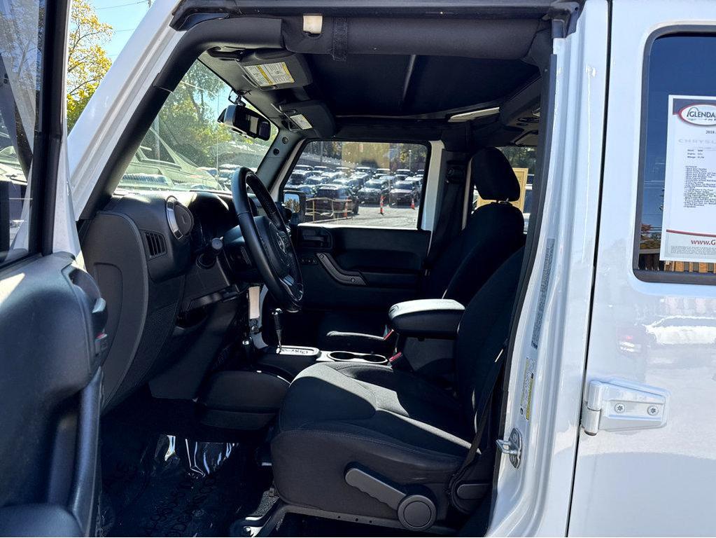 used 2018 Jeep Wrangler JK Unlimited car, priced at $23,500