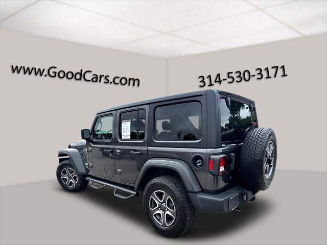 used 2020 Jeep Wrangler Unlimited car, priced at $28,500