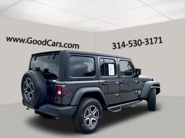 used 2020 Jeep Wrangler Unlimited car, priced at $28,500