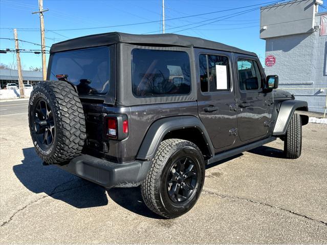 used 2021 Jeep Wrangler car, priced at $31,000