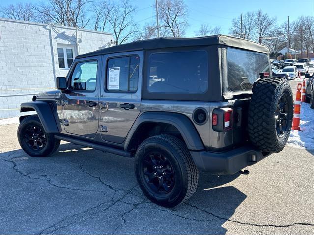 used 2021 Jeep Wrangler car, priced at $31,000