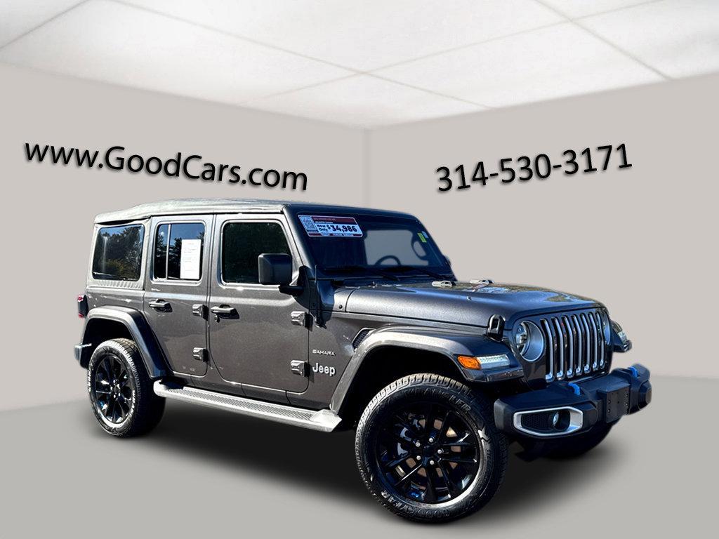 used 2022 Jeep Wrangler Unlimited 4xe car, priced at $32,800