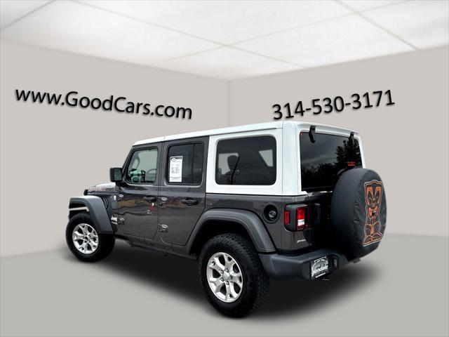 used 2021 Jeep Wrangler Unlimited car, priced at $32,936