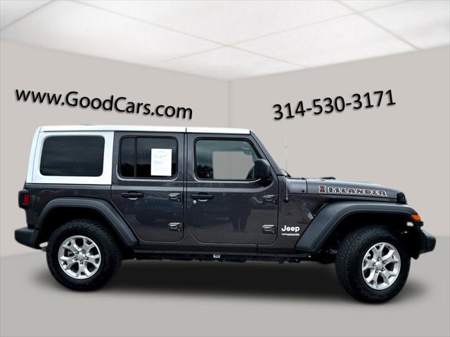 used 2021 Jeep Wrangler Unlimited car, priced at $32,936