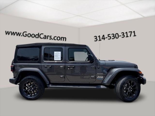 used 2021 Jeep Wrangler Unlimited 4xe car, priced at $33,993