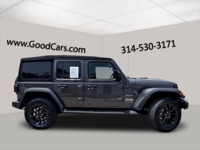 used 2021 Jeep Wrangler Unlimited 4xe car, priced at $33,993