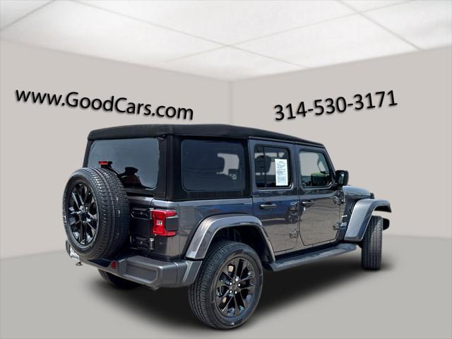 used 2021 Jeep Wrangler Unlimited 4xe car, priced at $33,993