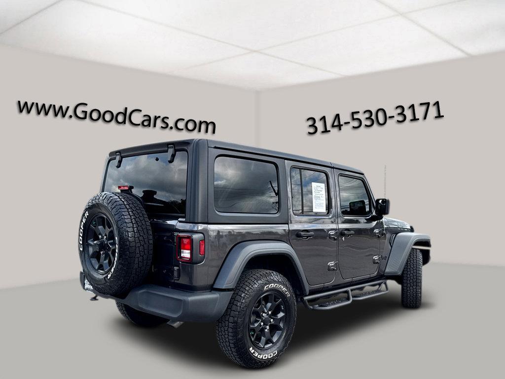 used 2020 Jeep Wrangler Unlimited car, priced at $31,851