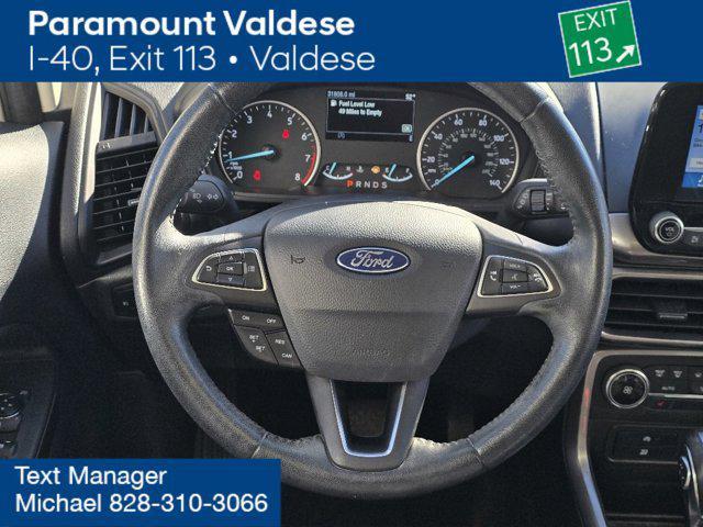 used 2019 Ford EcoSport car, priced at $15,480