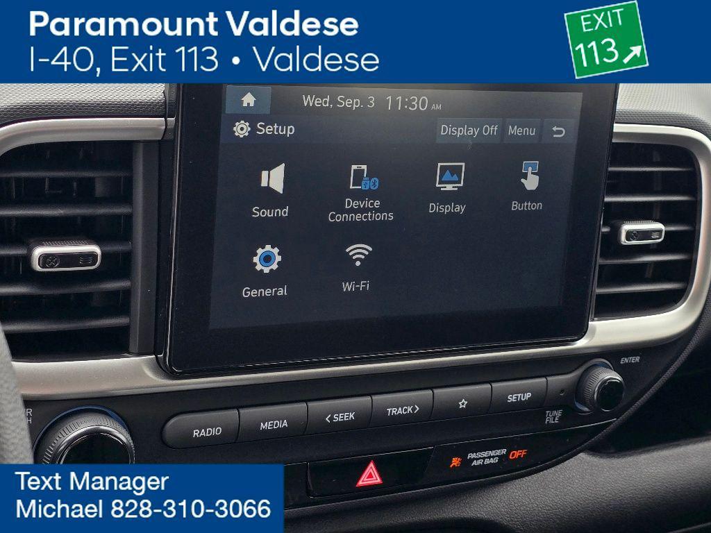 new 2025 Hyundai Venue car, priced at $22,070