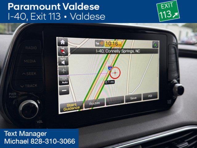 used 2019 Hyundai Santa Fe car, priced at $19,480