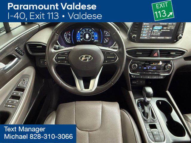 used 2019 Hyundai Santa Fe car, priced at $19,480