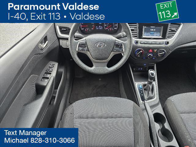 used 2022 Hyundai Accent car, priced at $15,000