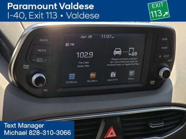 used 2020 Hyundai Santa Fe car, priced at $17,898