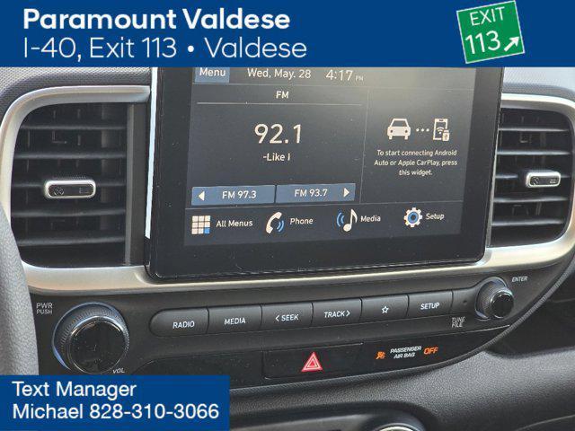 new 2025 Hyundai Venue car, priced at $21,875
