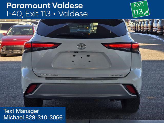 used 2020 Toyota Highlander car, priced at $29,750